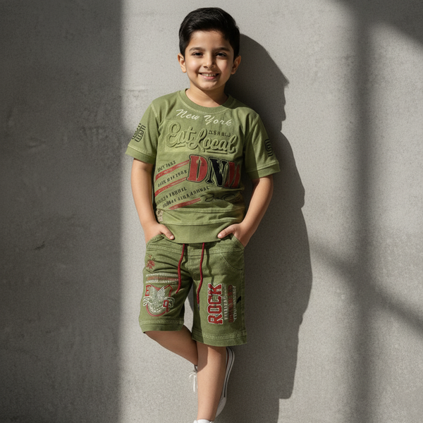 Demin T-Shirt & Short