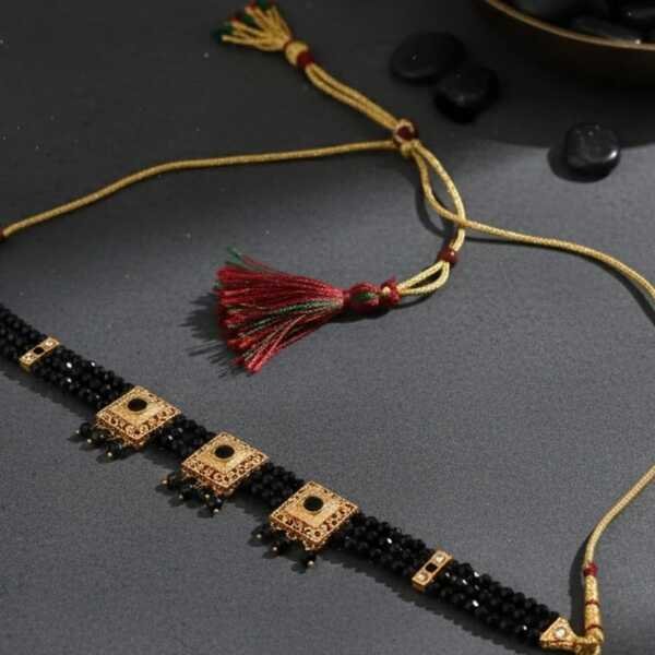 Small  Moti Choker Necklace 002