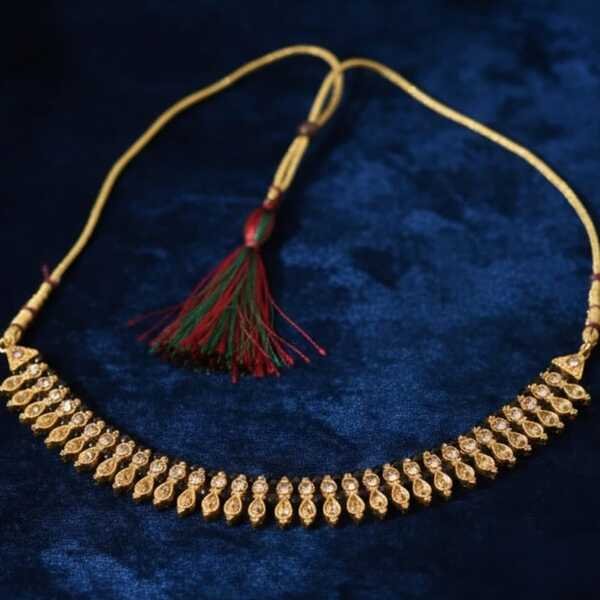 Small Moti Choker Necklace 005