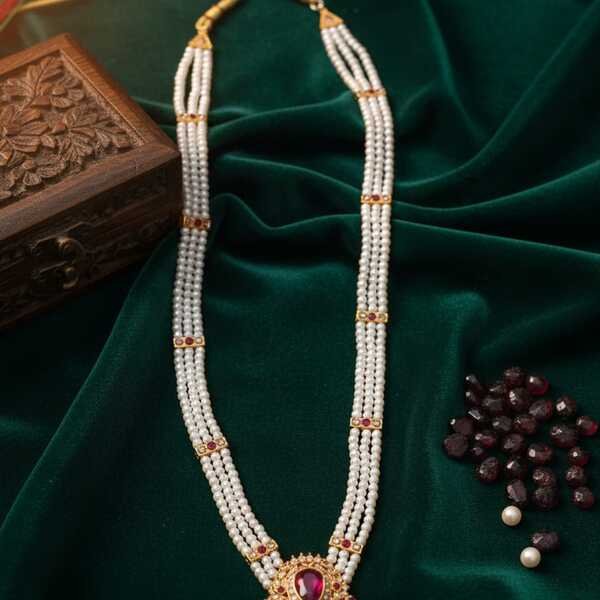Long Moti Necklace